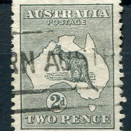 1913 1st wmk 2d grey inverted wmk with "vertical ...