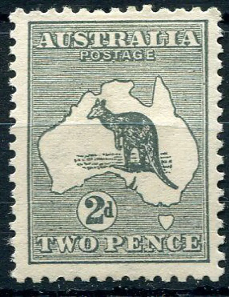 1913 1st wmk 2d grey. MLH &well centred. SG 3 Cat. ... Image 1++
