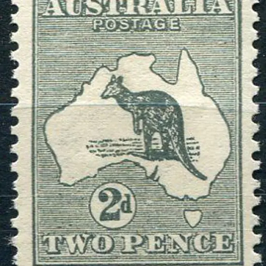 1913 1st wmk 2d grey. MLH &well centred. SG 3 Cat. ...