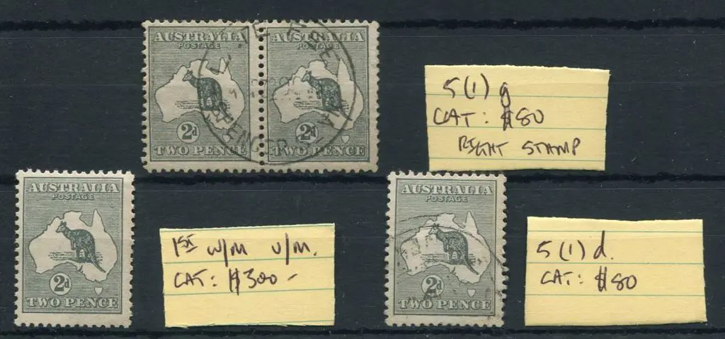1913 1st wmk 2d grey. MUH, centred slightly high ... Image 1++