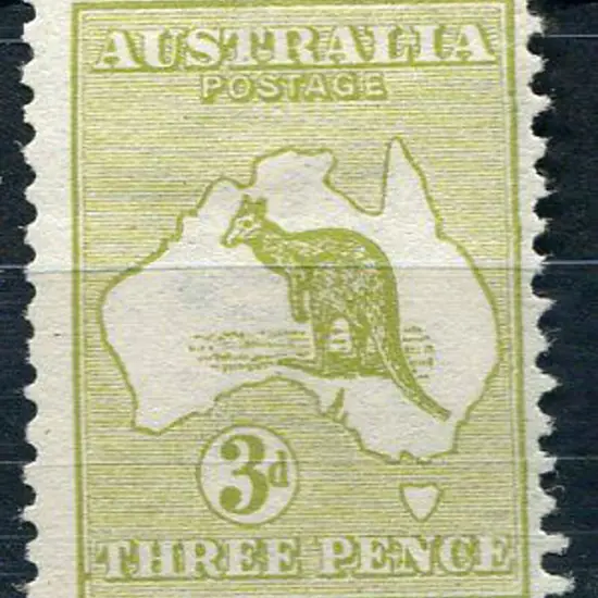 1913 1st wmk 3d olive, Die I. MLH. SG 5 Cat. £80