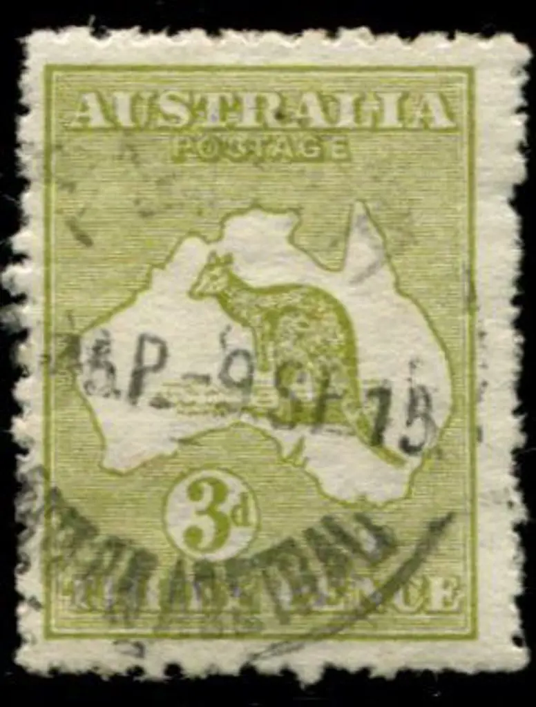 1913 1st wmk 3d olive, Die II with inverted wmk. ... Image 1++