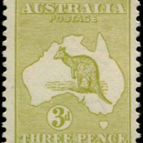 1913 1st wmk 3d olive, Die II. MLH & well centred. ...