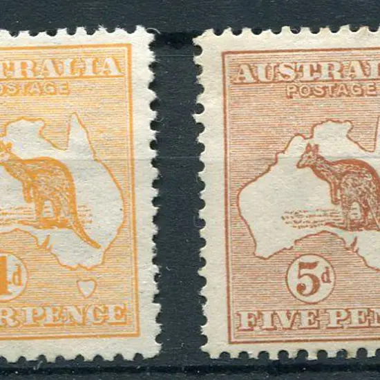 1913 1st wmk 4d orange MLH, short perf at right & ...