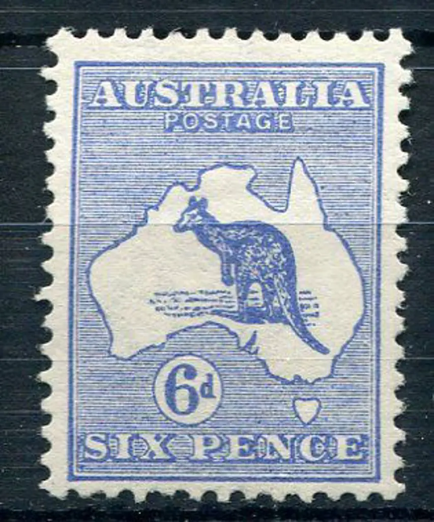 1913 1st wmk 6d ultramarine. MLH. SG 9 Cat. £75 Image 1++