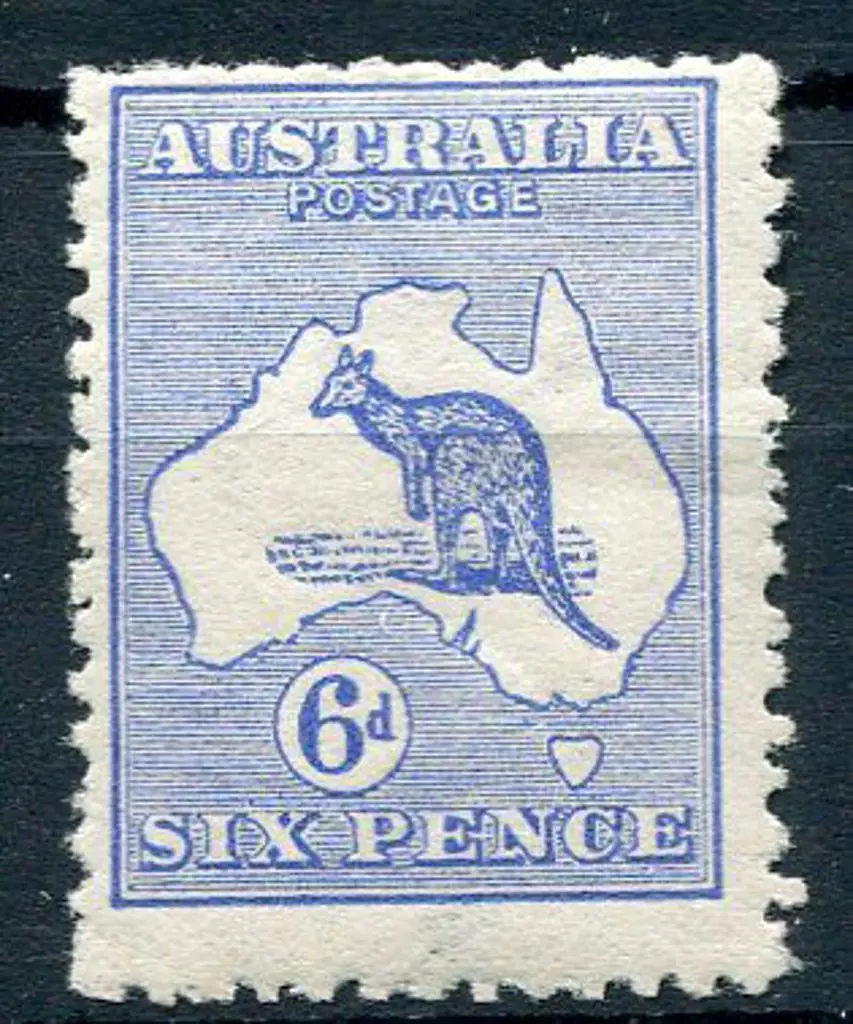 1913 1st wmk 6d ultramarine, Die II. MLH, centred ... Image 1++