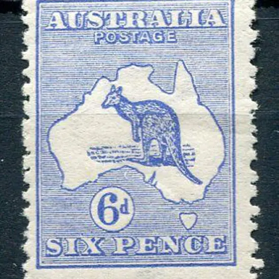 1913 1st wmk 6d ultramarine, Die II. MLH, centred ...