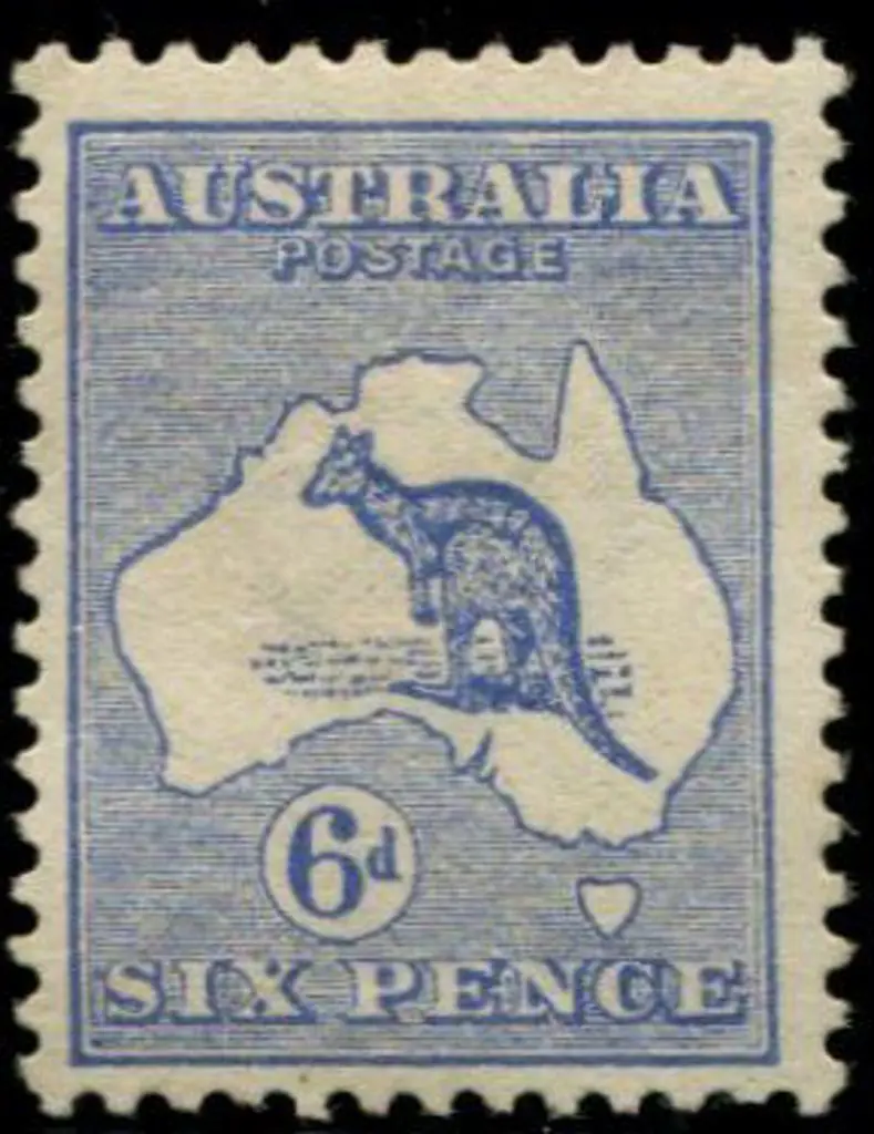1913 1st wmk 6d ultramarine. MLH & centred ... Image 1++