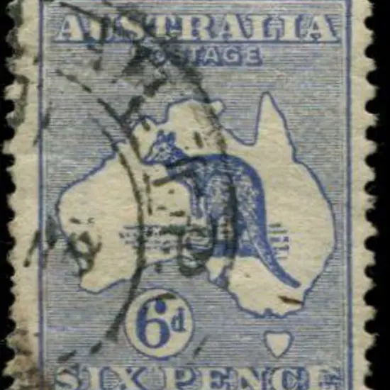 1913 1st wmk 6d ultramarine with "retouched second ...