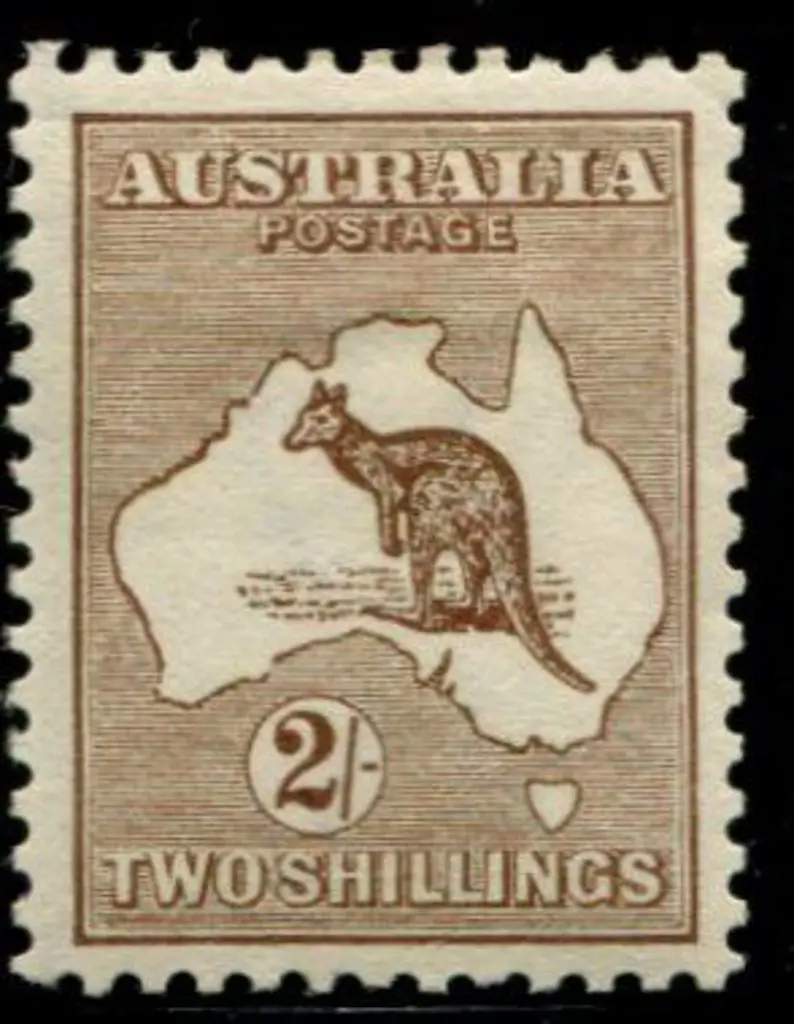 1913 1st wmk 2/- brown. MLH & well centred. A most ... Image 1++