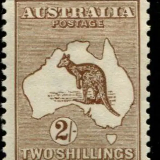 1913 1st wmk 2/- brown. MLH & well centred. A most ...