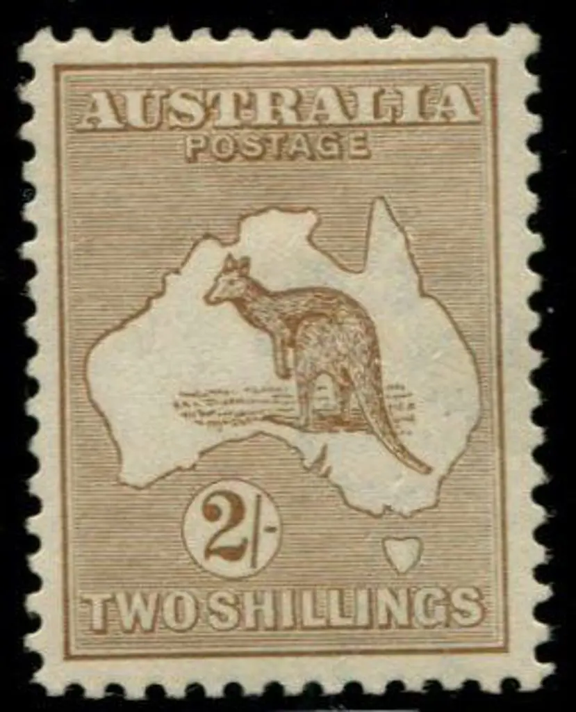 1915 2nd wmk 2/- light brown. MVLH with superb ... Image 1++