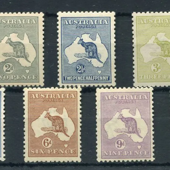 1915/28 3rd wmk 2d grey to 1/-emerald short set of ...