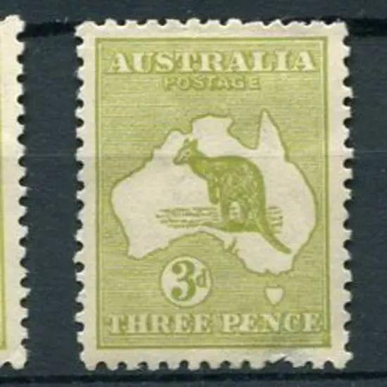 1915/28 3rd wmk 3d olive shades x 3 all Die I. MLH ...