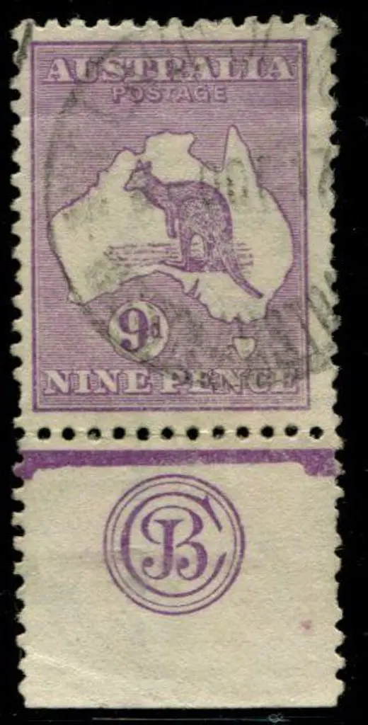 1915/28 3rd wmk 9d pale violet with Cooke ... Image 1++