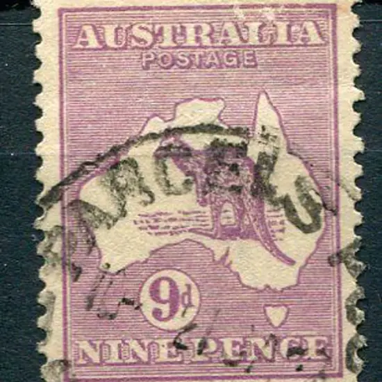 1915/28 3rd wmk 9d violet, Die IIB with "retouched ...