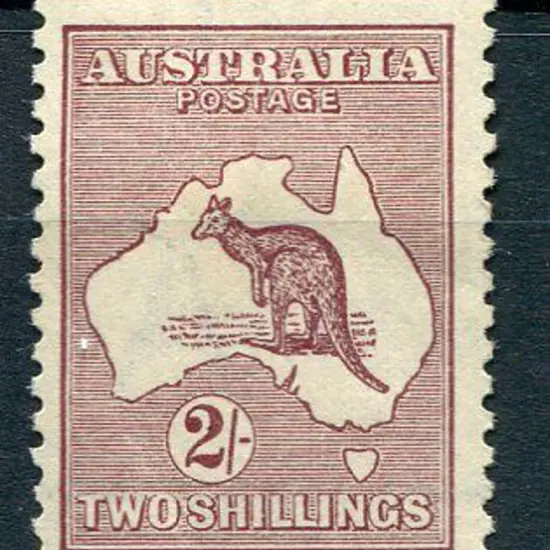 1915/28 3rd wmk 2/- maroon. MLH with light crease. ...