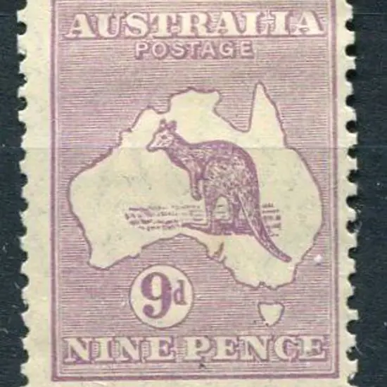 1929/30 Sm Mult wmk 9d dull violet with the ...