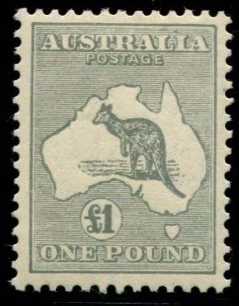 1929/30 CofA wmk £1 grey. An outstanding well ... Image 1++