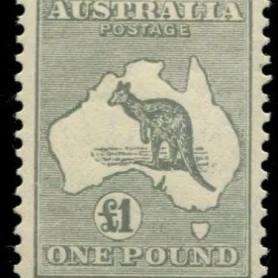 1929/30 CofA wmk £1 grey. An outstanding well ...