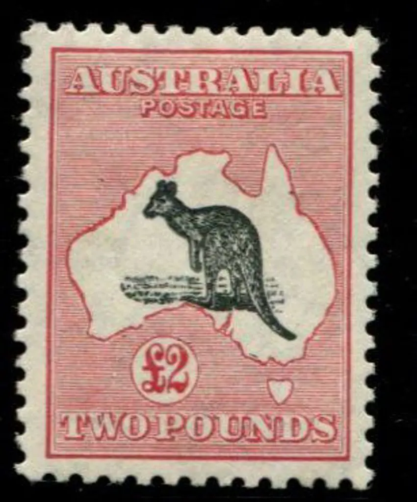 1929/30 CofA wmk £2 grey-black & rose-crimson. A ... Image 1++