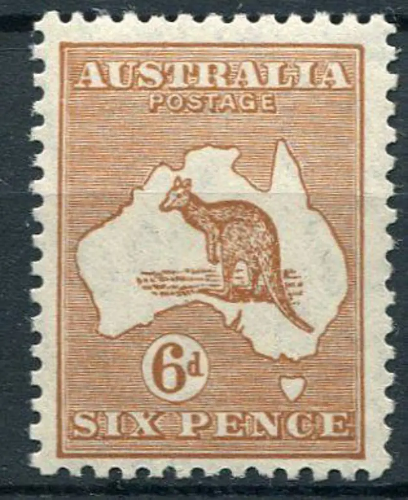 1931-47 CofA 6d chestnut. MUH & well centered. ... Image 1++