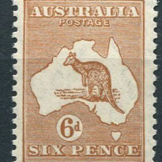 1931-47 CofA 6d chestnut. MUH & well centered. ...