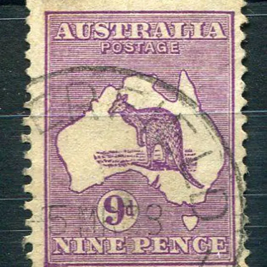 1931-47 CofA 9d violet with "lower left corner ...