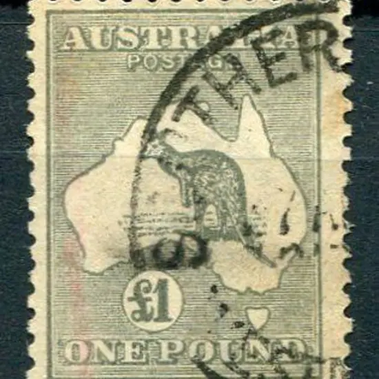 1931-47 CofA £1 grey. Good to fine used with part ...