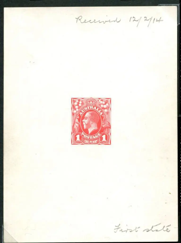 State 1 Die Proof of the completed design with a ... Image 1++