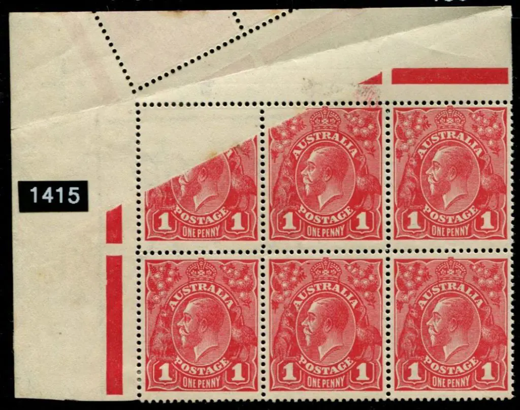 1d scarlet aniline (G18), plate 1, upper left ... Image 1++