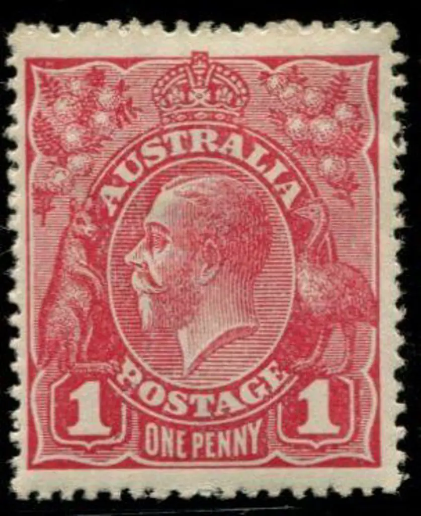1d carmine rose (G30), Die II. Fine MLH. ACSC ... Image 1++
