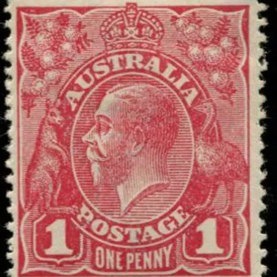 1d carmine rose (G30), Die II. Fine MLH. ACSC ...