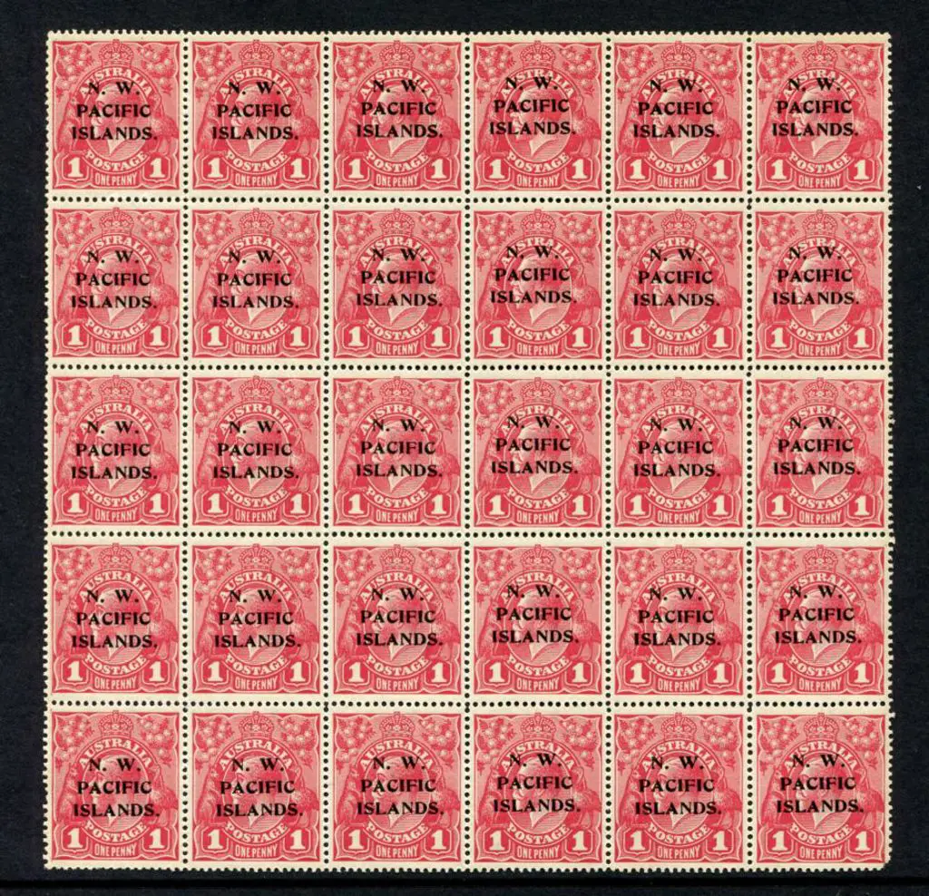 1d brown-red (G32), plate 4, pane 8. Top half ... Image 1++
