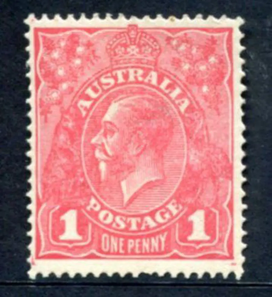 1d pink (G66) on rough paper. MLH. Drury Cert. ... Image 1++