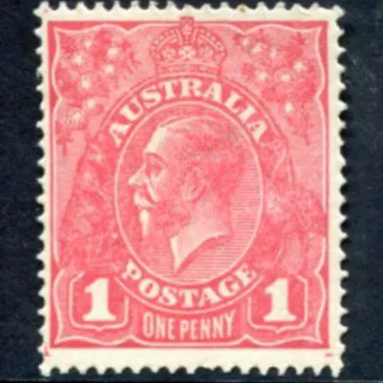 1d pink (G66) on rough paper. MLH. Drury Cert. ...