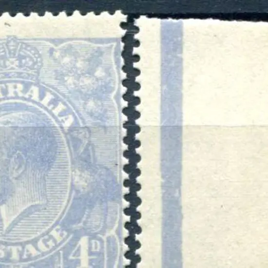 4d blue, Die III from Cooke printing with ...