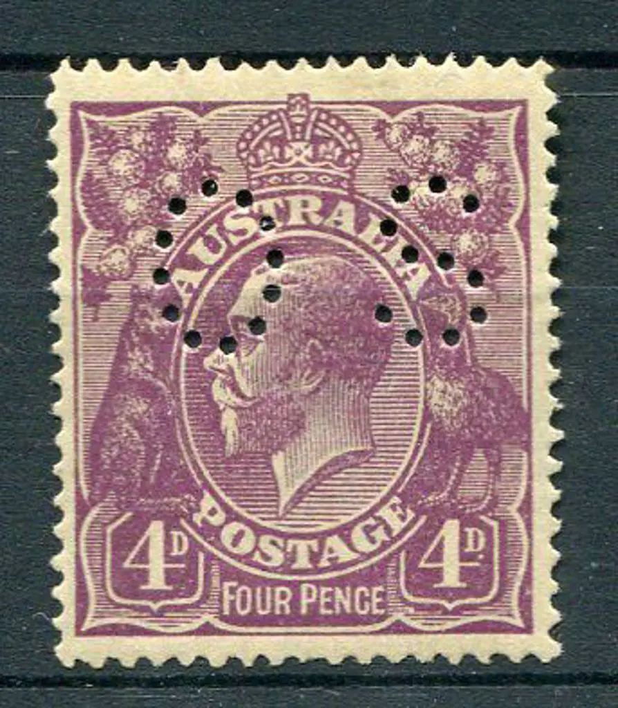 4d violet, perfined "OS" with "white spot under ... Image 1++