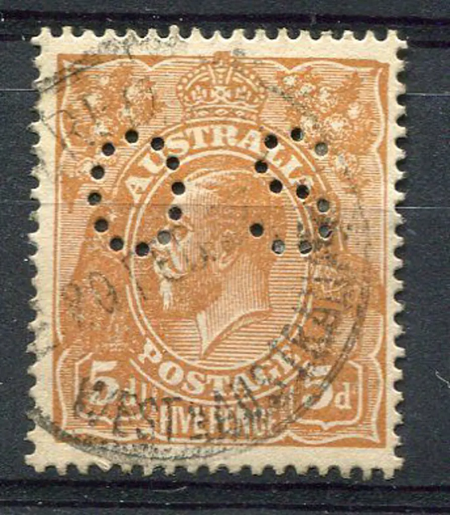 5d chestnut perfined "OS" with "retouched NE ... Image 1++