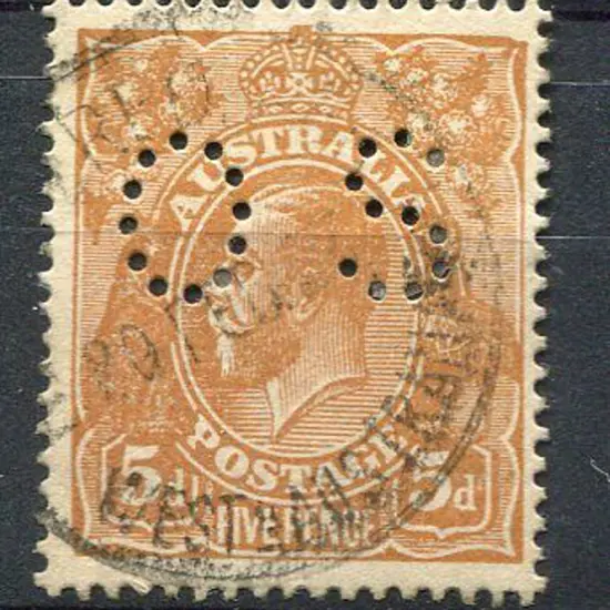 5d chestnut perfined "OS" with "retouched NE ...