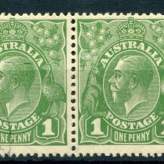 1d green, Die II in lightly CTO pair. ACSC 81(1)i ...