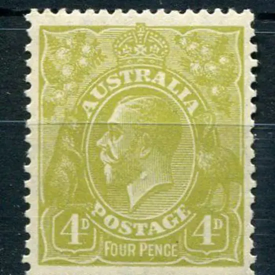 4d olive-green with "no shading behind emu's head" ...