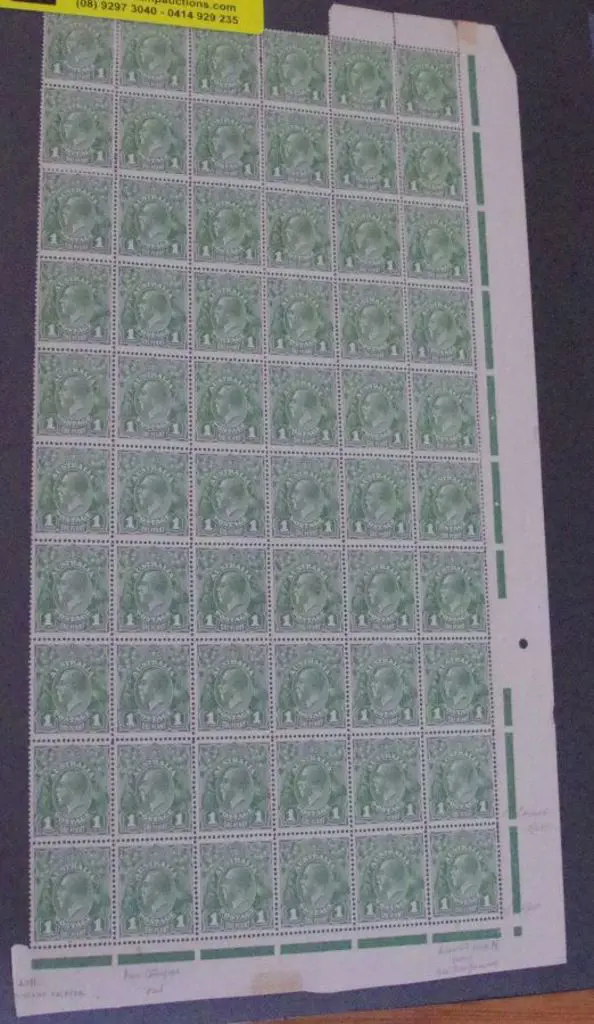 1d green Pane VII from the Ash printing complete ... Image 1++