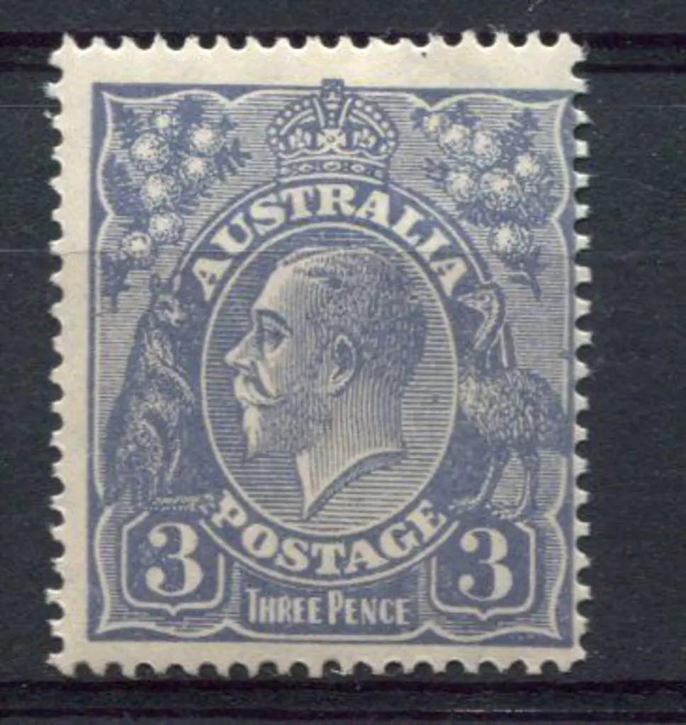3d ultramarine Die I. MLH, centered right. ACSC ... Image 1++