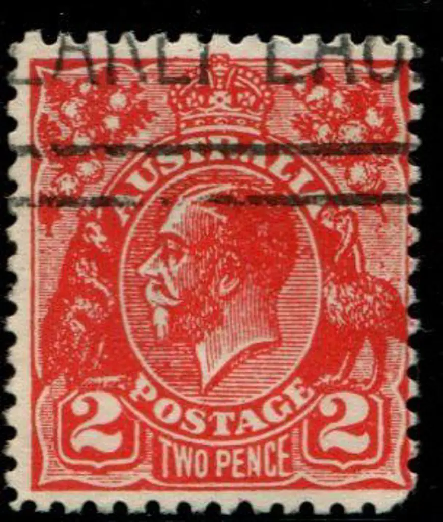 2d golden scarlet postal forgery on unwatermarked ... Image 1++