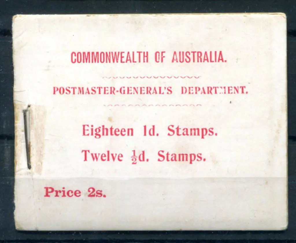 1913 (17th Jan) 2/- kangaroo booklet complete with ... Image 1++