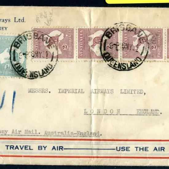 1931 (16th May) Imperial Airways second outward ...