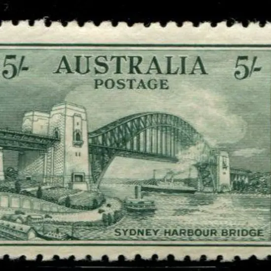 1932 Sydney Harbour Bridge set of 4 to 5/-. Fresh ...