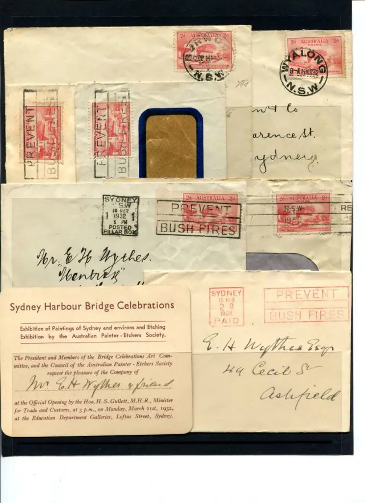 1932 (14th Mar) 2d Sydney Harbour Bridge FDC's ... Image 1++