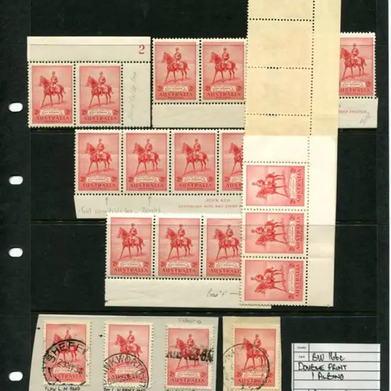 1935 2d Silver Jubilee group showing used ...